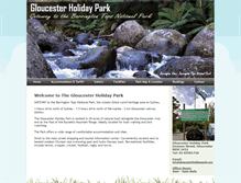 Tablet Screenshot of gloucesterholidaypark.com